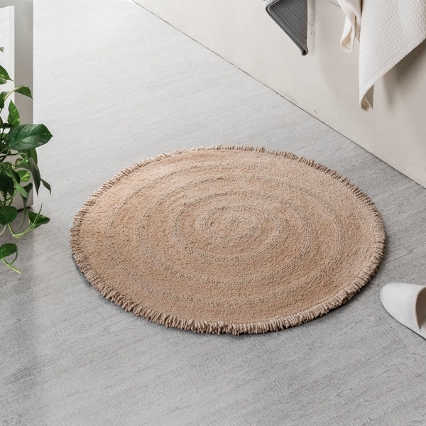 Natural, deals Beige, 100% Cotton,bohemian, Bath Mat / Rug, 2-Piece Bath Mat